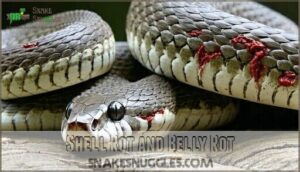 shell rot and belly rot