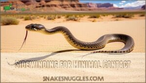 sidewinding for minimal contact