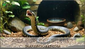 signs of regurgitation stress