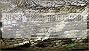signs of skin problems in snakes