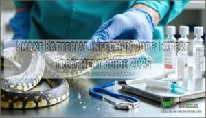 snake bacterial infection cure