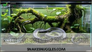 snake cage essentials for ventilation