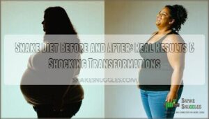 snake diet before and after
