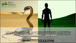 snake diet vs. intermittent fasting