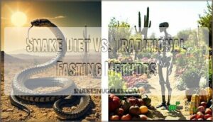 snake diet vs. traditional fasting methods