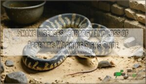 snake diseases lethargy and loss of appetite
