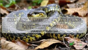snake fungal infection crusting scales