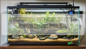 snake housing cost