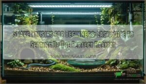 snake housing for beginners
