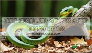 snake housing wood