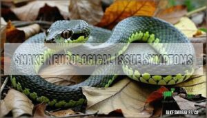 snake neurological issue symptoms