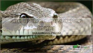 snake respiratory disease symptoms