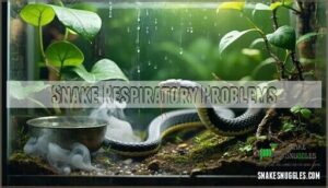 snake respiratory problems