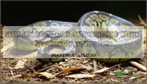 snake skin infection and abnormal molting