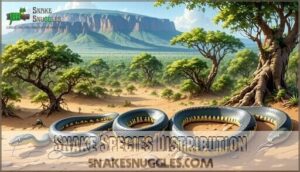 snake species distribution