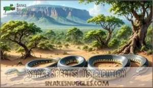snake species distribution snake species distribution