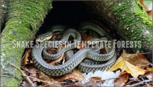 snake species in temperate forests