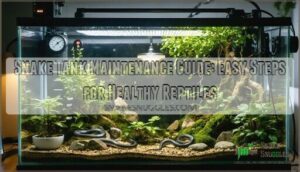 snake tank maintenance guide