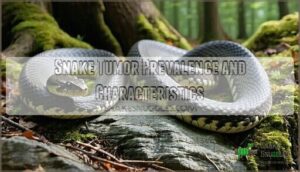 snake tumor prevalence and characteristics
