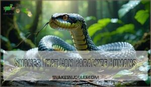 snakes that can paralyze humans