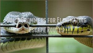 solid grommets for eliminating escape routes