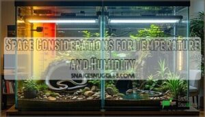 space considerations for temperature and humidity
