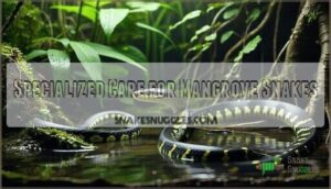 specialized care for mangrove snakes