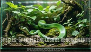 species-specific enclosure requirements