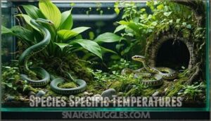 species specific temperatures