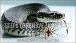 steps to remove ticks from your snake