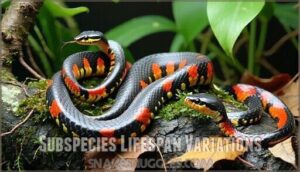 subspecies lifespan variations