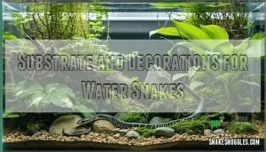 substrate and decorations for water snakes substrate and decorations for water snakes