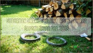 suburban snake encounters backyard