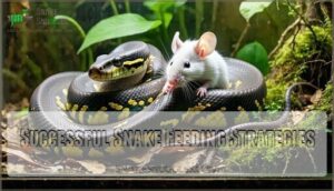 successful snake feeding strategies