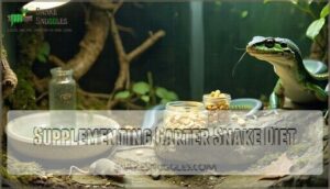 supplementing garter snake diet