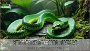 supporting shedding comfort