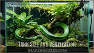 tank size and ventilation