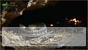 temperature requirements for cave dwelling snakes temperature requirements for cave dwelling snakes