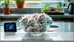 thawing frozen pinkies