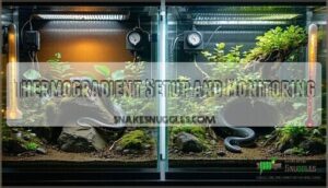 thermogradient setup and monitoring
