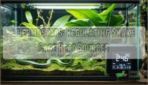 thermostats: regulating snake cage heat sources