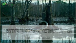 threats to swamp snake populations