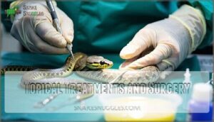 topical treatments and surgery