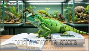 tracking weight and behavior