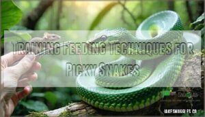 training feeding techniques for picky snakes