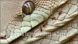 treating ectoparasites in snakes