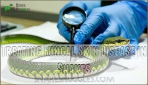 treating fungal skin disease in snakes