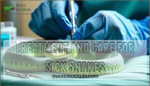 treatment and care for sick snakes
