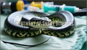 treatment of snake diseases