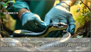 treatment options for snake septicemia